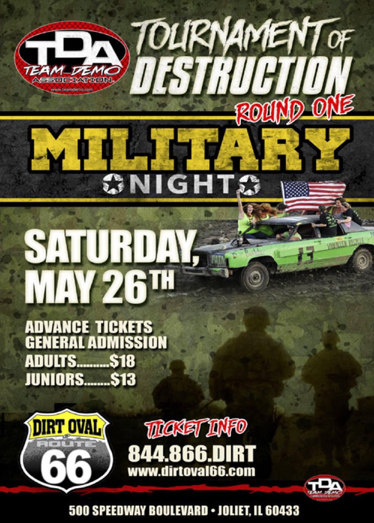 The 2018 Team Demolition Derby Tournament of Destruction begins Saturday Night