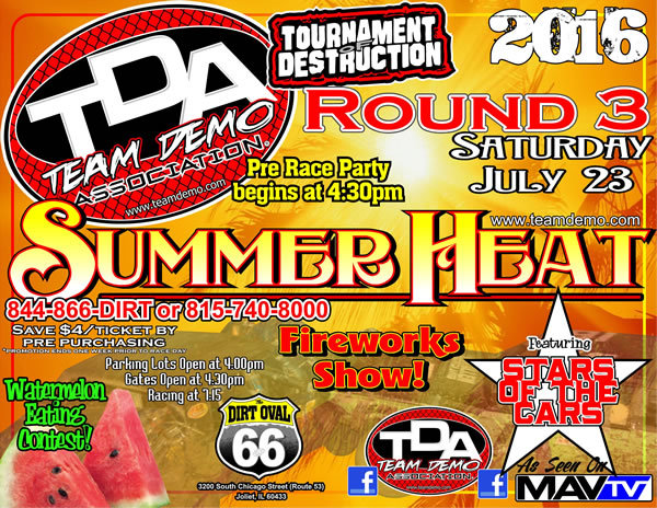 Round3PromoImage Summer Heating up at The Dirt Oval