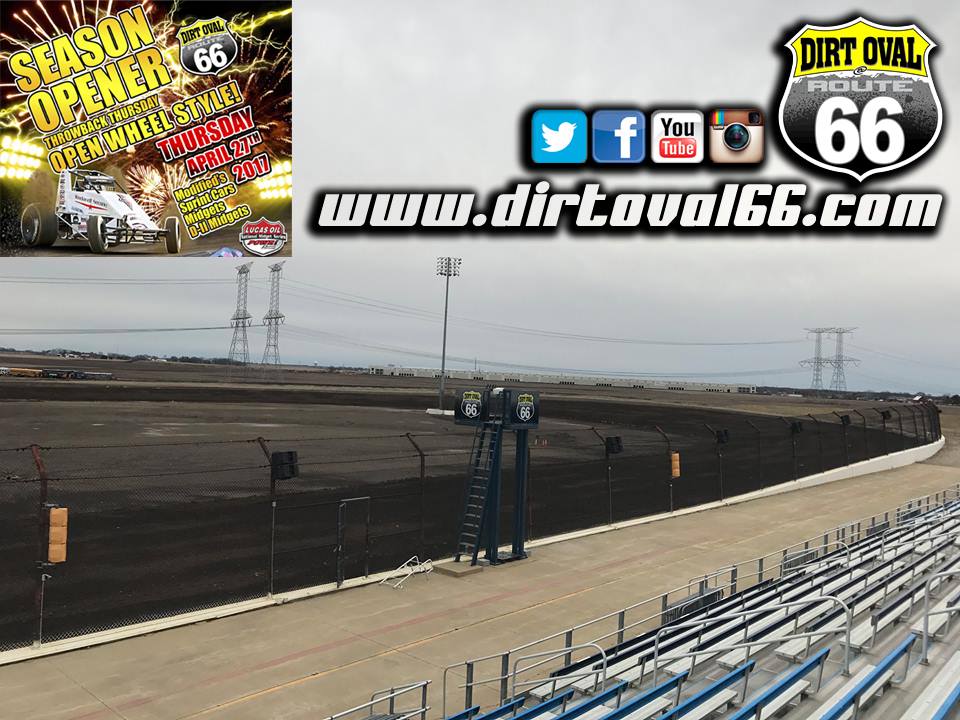 DirtOval66 Three Weeks until Green Flag Racing!