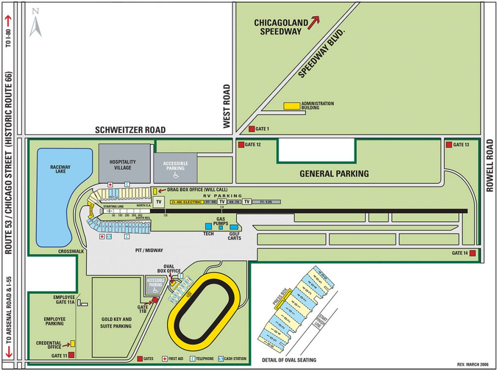 Chicago Speedway Seating Chart